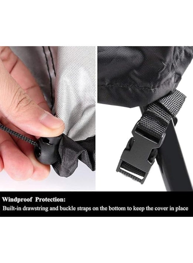 Patio Furniture Set Cover Waterproof, Heavy Duty Funiture Covers for Outdoor Sectional Sofa Set Wicker Rattan Table Chair Rectangular (210CM x 110CM x 70CM) - Image 2